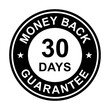 © Nuy - 30 days money back guarantee icon vector for graphic design, logo, website, social media, mobile app, UI illustration