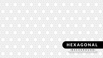 Wall Mural - Abstract white hexagon background. Elegant style concept. Graphic vector flat design style.