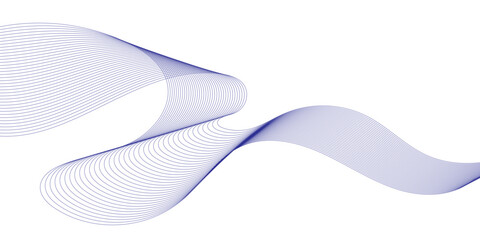 Wall Mural - Abstract flowing wave lines. Design element for technology, science, modern concept.vector eps 10