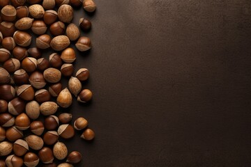 Poster - Acorn fall background. Generate Ai