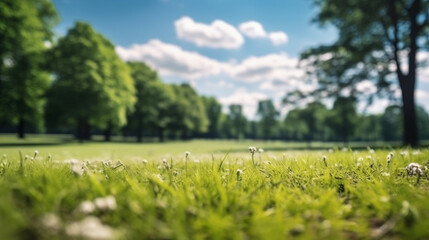 Blur park garden tree in nature background