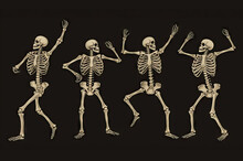 Dancing Skeletons Created With Generative AI Technology