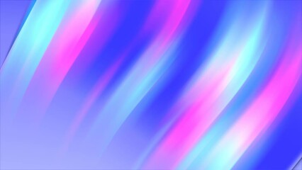 Poster - abstract light blue, pink blurred wavy background, smooth gradient texture color. seamless loop.