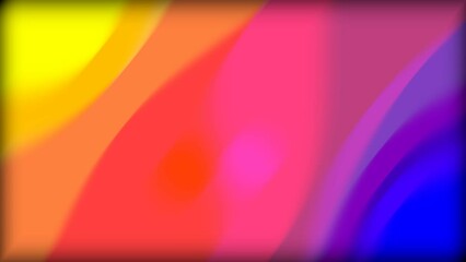 Poster - Slow moving colorful smooth background.