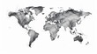 world map displays the continents, representing the major landmasses and geographic regions across the globe. Generative Ai