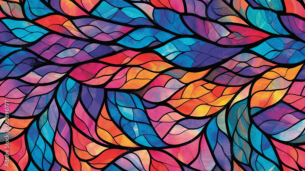 Windows Background Color Pattern Seamless pattern background of colorful stained glass windows with ...