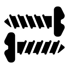 screws glyph icon