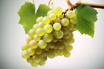 Fototapete - Riesling is a versatile white wine grape known for its aromatic profile and ability to showcase a range of sweetness levels. Generative AI technology