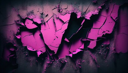 Wall Mural - Abstract pink plaster paint texture, ink art pattern backdrop
