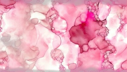 Wall Mural - Abstract pink watercolor paint texture, ink art pattern backdrop
