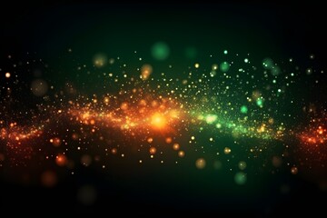 Wall Mural - Colorful particles background, ai generated