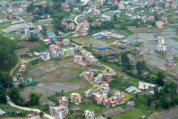 Wall Mural - Aerial View of Kathmandu