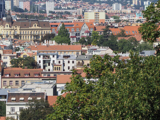 Wall Mural - Aerial view of Brno