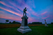 Statue of a Union soldier on the Bloody Lane, Antietam National Battlefield, Maryland, USA; Antietam, Maryland, United States of America