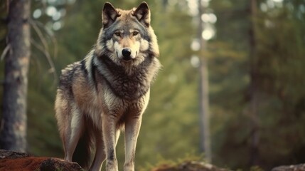  Wolf wildlife close-up