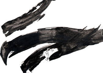Hand-drawn beautiful luxurious black background spot. Expressive fashionable stylish brushstroke for modern design