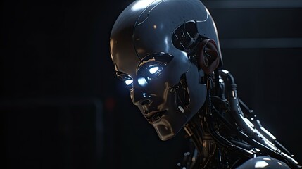 3d rendered illustration of a robot 