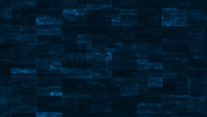 Aufkleber - abstract digital squire blue background. futuristic motion wave. technology background vector. vecto