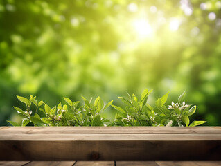 Sfondo naturale con giovane erba verde succosa alla luce del sole con bel bokeh. Banner panorama primaverile estivo, ideale per presentazione prodotto