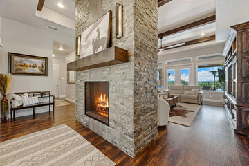 home fireplace