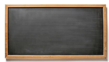 Black Chalkboard background, Chalk blackboard, empty school blackboard, Back to School concept, Generative AI