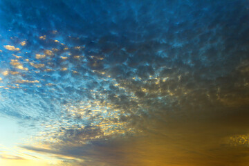 Wall Mural - cloud at sunset nature background