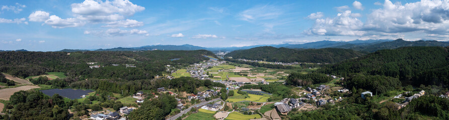 Wall Mural - 五條市の町並み