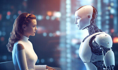 Robot make a relationships with human, it use for match and make satisfaction for love buddy by pair the personality data with algorithms technology combine deep, machine learning.