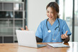 © Thitisak - Female nurse doctor Working in a hospital or clinic