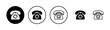 © Oliviart - Telephone icons set. Phone icon vector. Call icon vector.