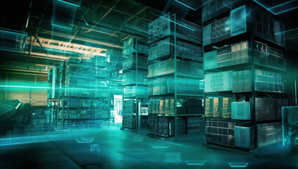 Poster - Smart Technology Integration: Digital Warehouse Optimized for Demand and Supply Management