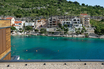 Wall Mural - coastal landscape in dalmatia in croatia