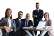 © ty - Portrait of a positive business employees on a transparent background