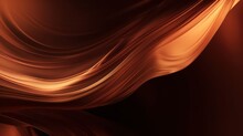 Brown Abstract Background. Copper Colored Smooth Background. Copper Color Wallpaper Background. Generative AI.