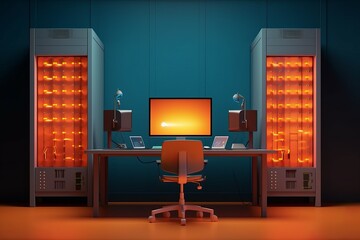 Poster - System administrator. Generate Ai