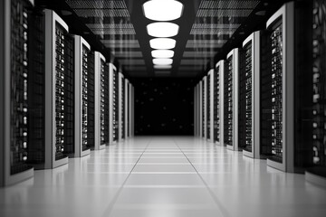 Poster - System administrator room. Generate Ai