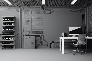 Poster - System administrator day. Generate Ai