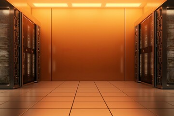 Poster - System administrator cyber data. Generate Ai