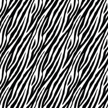 Vector Zebra Animal Print Pattern