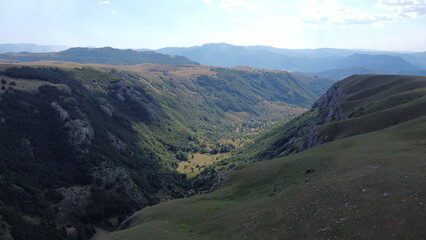 Wall Mural - Durmitor National Park, Montenegro. Aerial View.