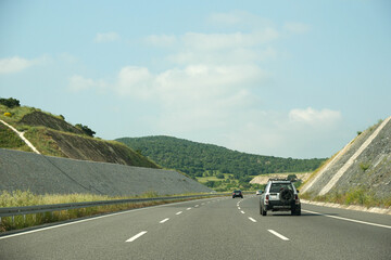 Izmir Istanbul Highway road background material