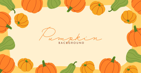 Wall Mural - pumpkin background design