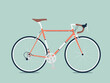 © Natalia Maca - Retro Road Bike Orange