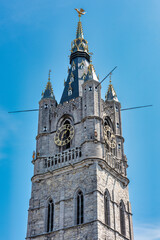 Wall Mural - The belfry, one of Gents (Ghent) 3 towers in Belgium, Europe