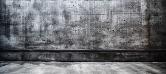 Concrete dirty wall texture background. Generative AI technology.	
