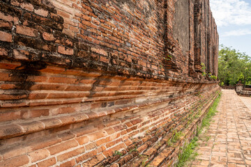 Poster - The old brick wall is an indication of longevity.