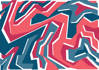 Poster - Minimalist background with abstract colorful geometric and rough pattern