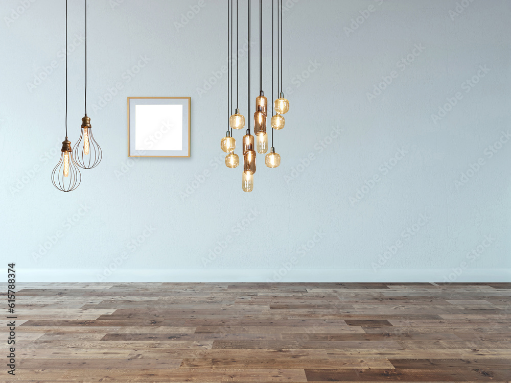 empty interior design house for hotel and workplace with custom design ...