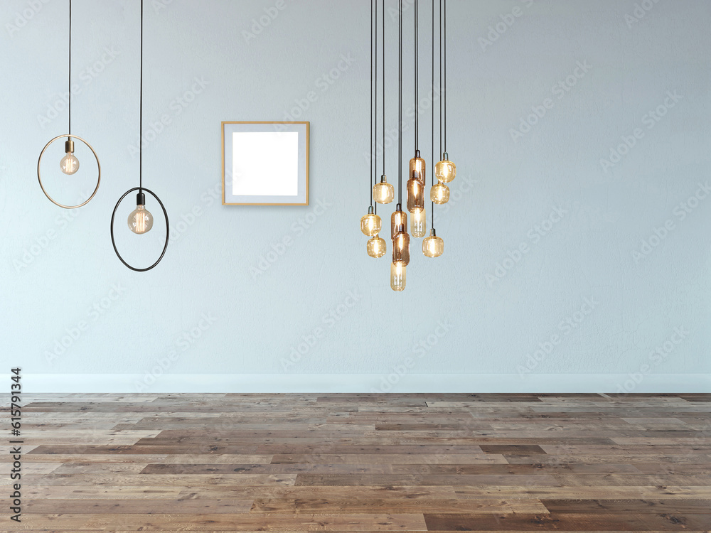 empty interior design house for hotel and workplace with custom design ...