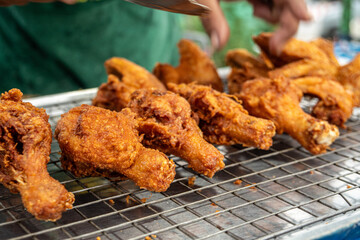 Canvas Print - grilled chicken wings